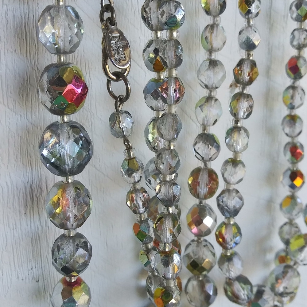 Joan Rivers Aurora borealis bead necklaces and bracelets - Picture 1 of 16